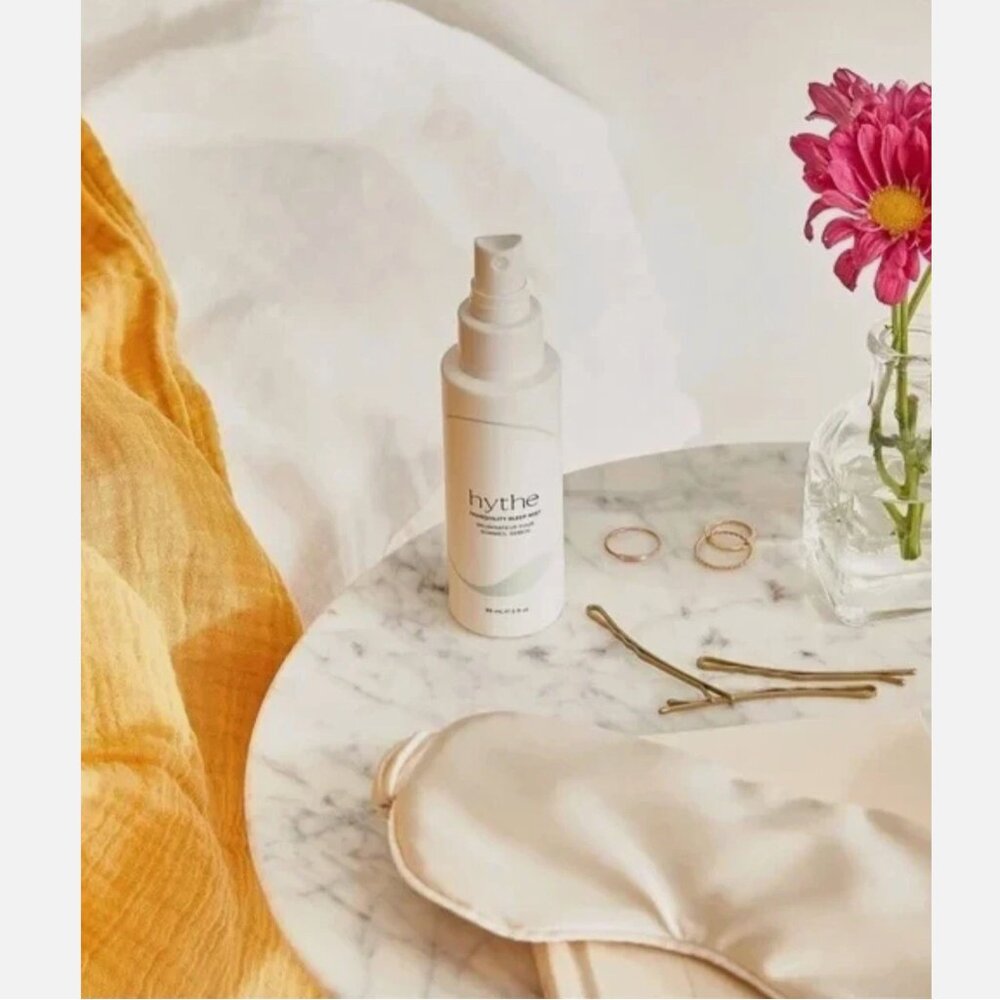 Hythe Sleep Mist 3oz Lavender Oil Witch Hazel Rice Water K Beauty Face Pillow